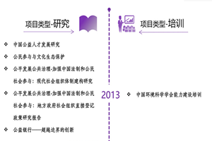 baocaonenbi非评估类项目发展历程